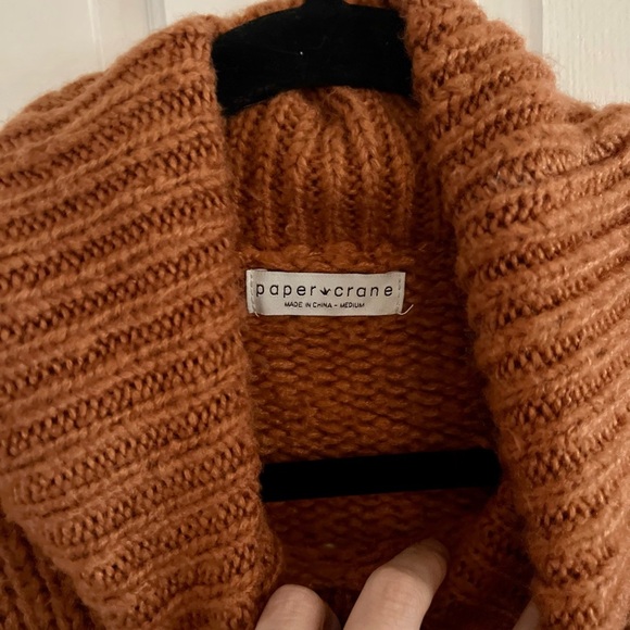 PAPER CRANE Color Block Sweater, Size M - Picture 4 of 7